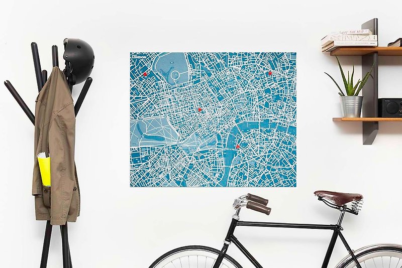 パロマー│都市地図（東京ブルー） - 地図 - ウール ブルー