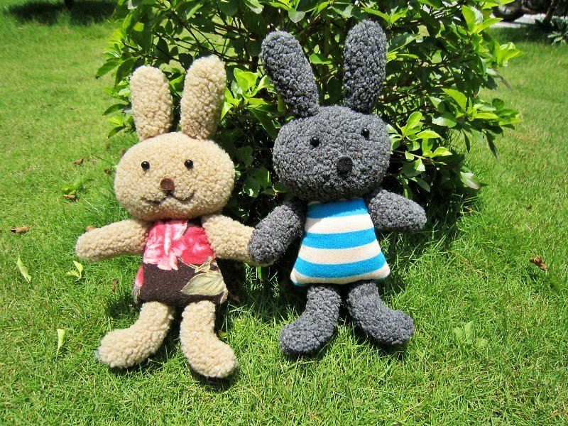 ★Sweet Valentine's Day★Hand in hand with you Bonnie rabbit doll - ตุ๊กตา - วัสดุอื่นๆ 
