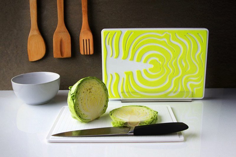 QUALY fresh sliced ​​- chopping board set - Cookware - Plastic Multicolor