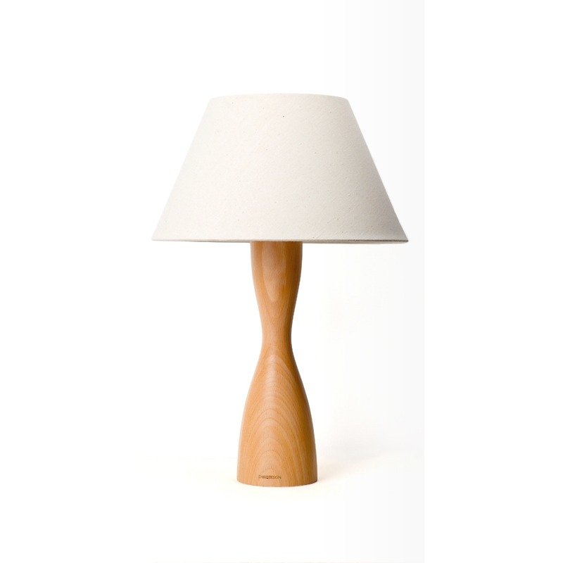 WOMAN beech solid wood table lamp - Items for Display - Wood Gold