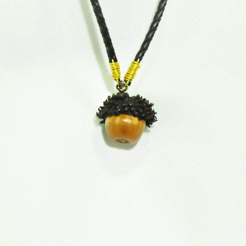 ∥Cheng Jewelry∥A / Ω winter Quercus No. 1 copper pendant chain ONLY ONE only a - สร้อยคอ - โลหะ สีนำ้ตาล
