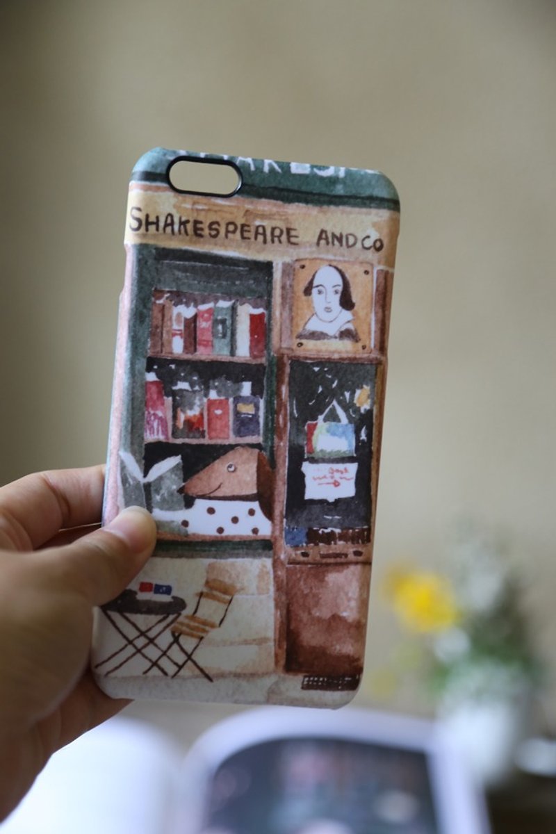 Shakespeare Bookstore - Reading Phone Case - เคส/ซองมือถือ - พลาสติก สีเขียว