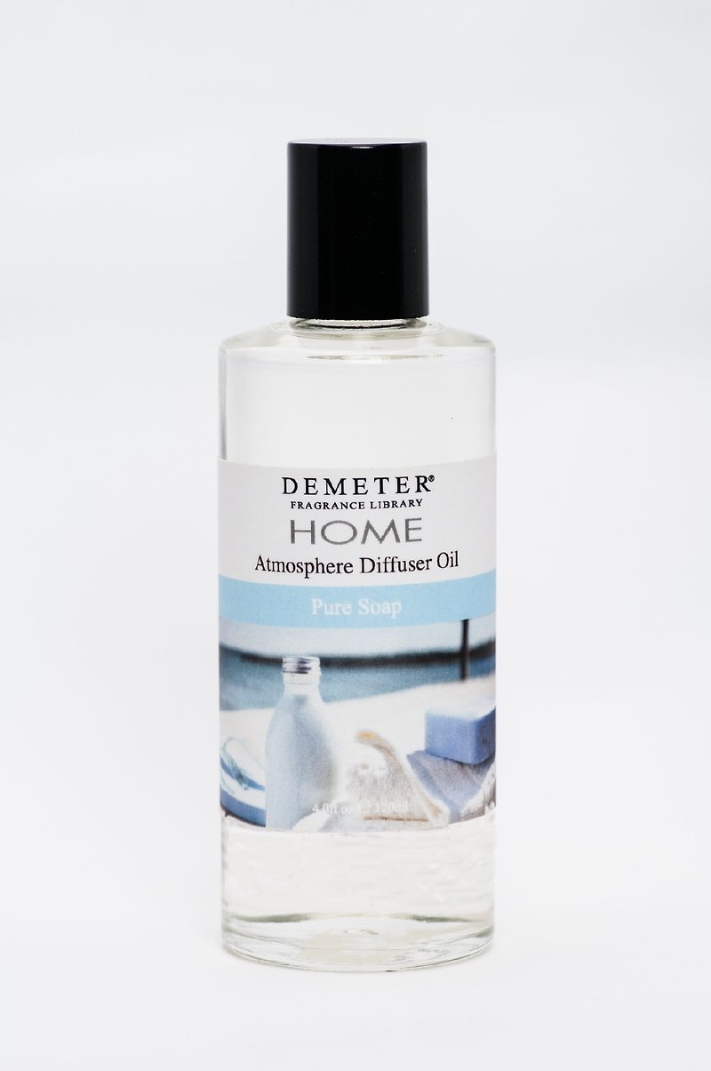 【Demeter】純淨香皂 Pure Soap 空間擴香精油 120ml - 香氛/精油/擴香 - 玻璃 藍色