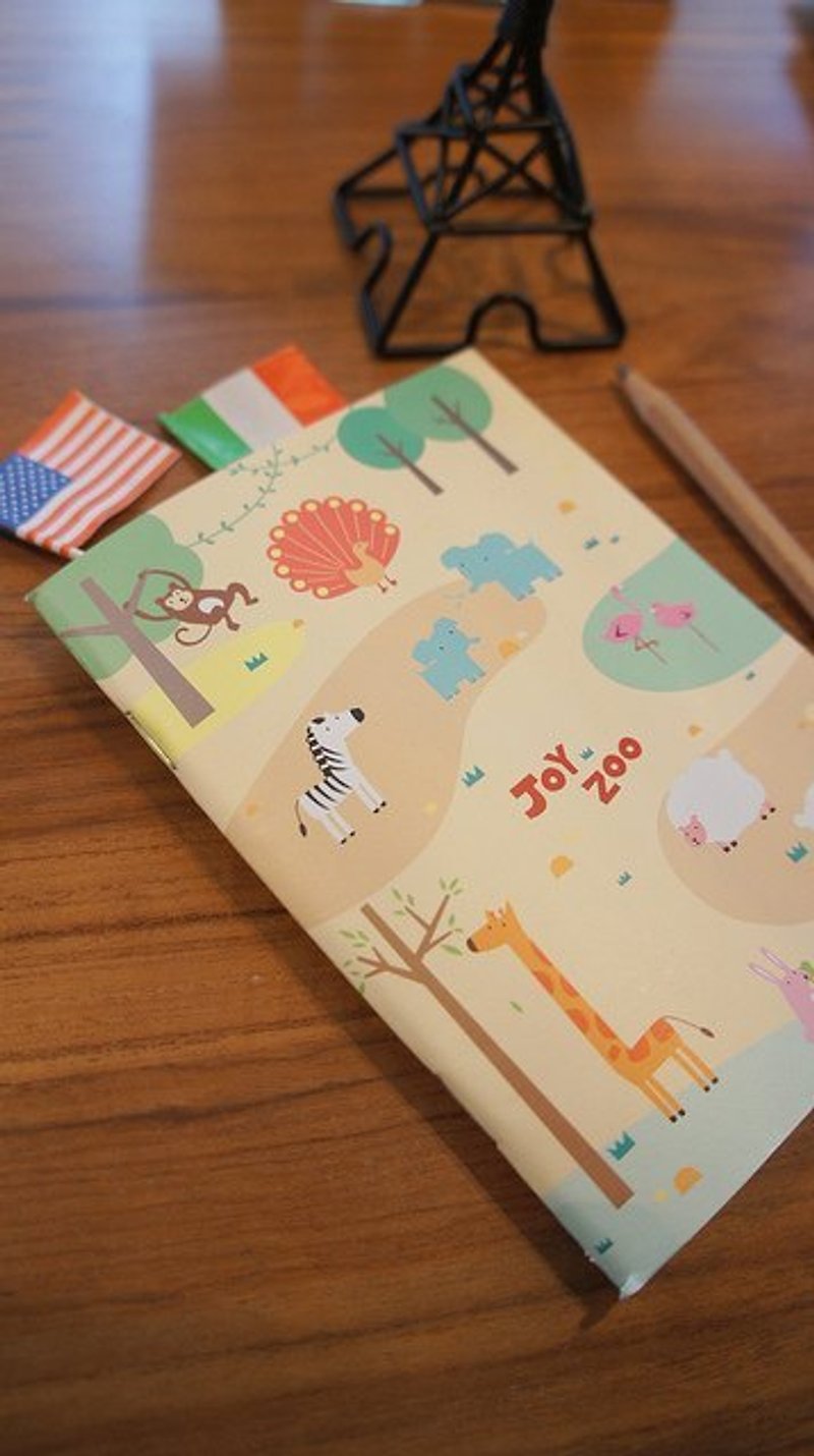 Dimeng Qi - Q book portable notepad painting group v.3 - Joy zoo - Notebooks & Journals - Paper Multicolor