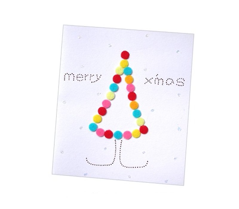 手作りカード_クリスマススマイルシリーズ...クリスマスカード、クリスマス - カード・はがき - 紙 多色
