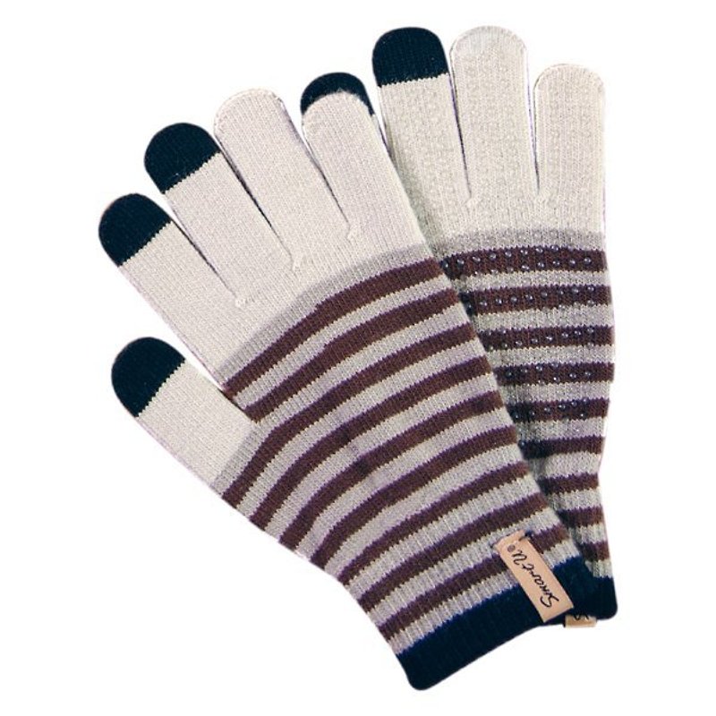 Touch Gloves - bar - Other - Other Materials Brown