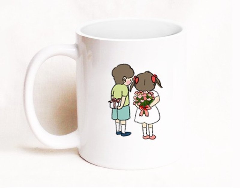 Still Yue Daily / Love You Mug ı Porcelain Cup ◍Customized - Mugs - Other Materials Multicolor