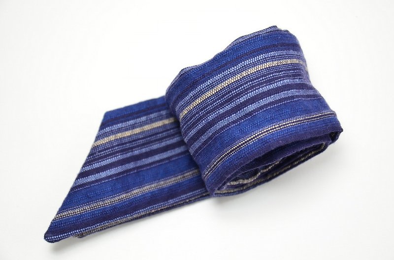 Dark blue stripes _ rabbit ears headband - Hair Accessories - Other Materials 