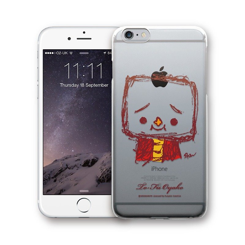 AppleWork iPhone 6/6S/7/8 原創設計保護殼 - 親子豆腐 PSIP-332 - 手機殼/手機套 - 塑膠 咖啡色