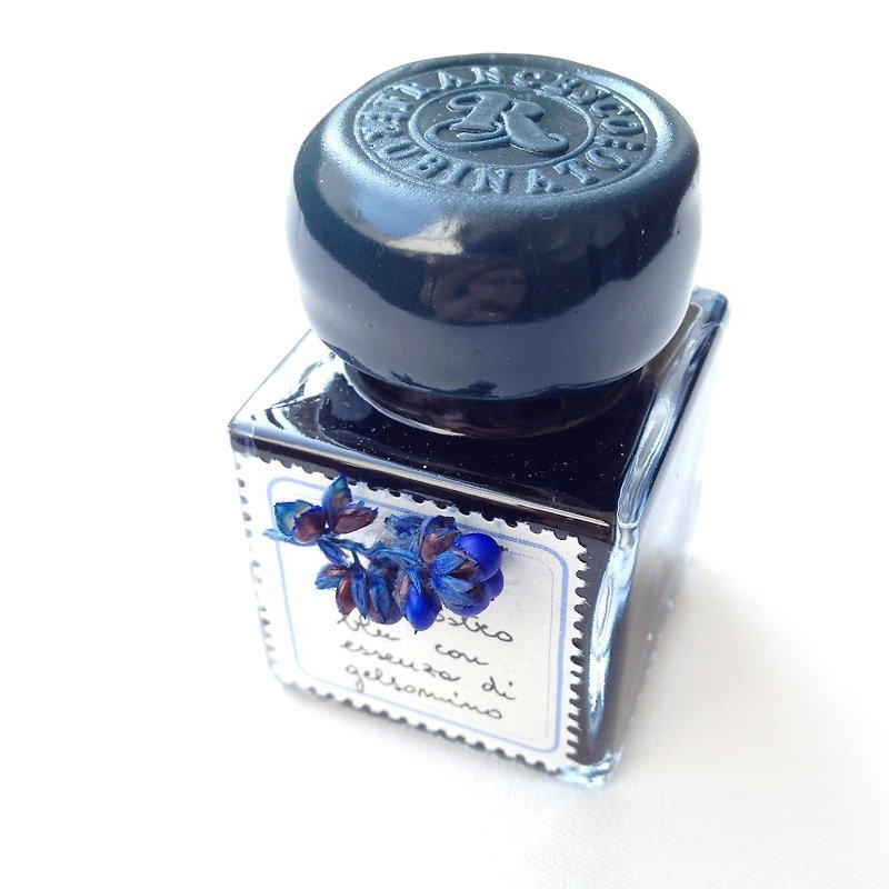 ◤ Italian roses ink - ▌ sapphire | European retro flavor writing stationery Francesco Rubinato - Other Writing Utensils - Glass Blue