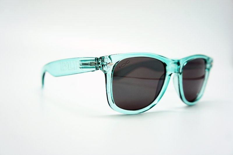 BLR sunglasses Transparent green - แว่นกันแดด - พลาสติก สีเขียว