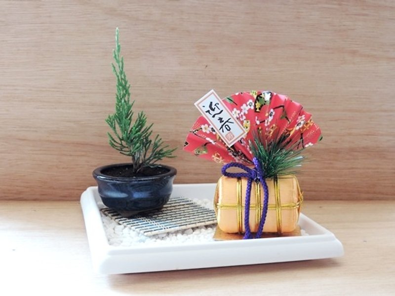 日式盆景 ‧ 富貴小品【龍柏】 ‧ 迎新春《新年祝賀》 - 植栽/盆栽 - 植物．花 