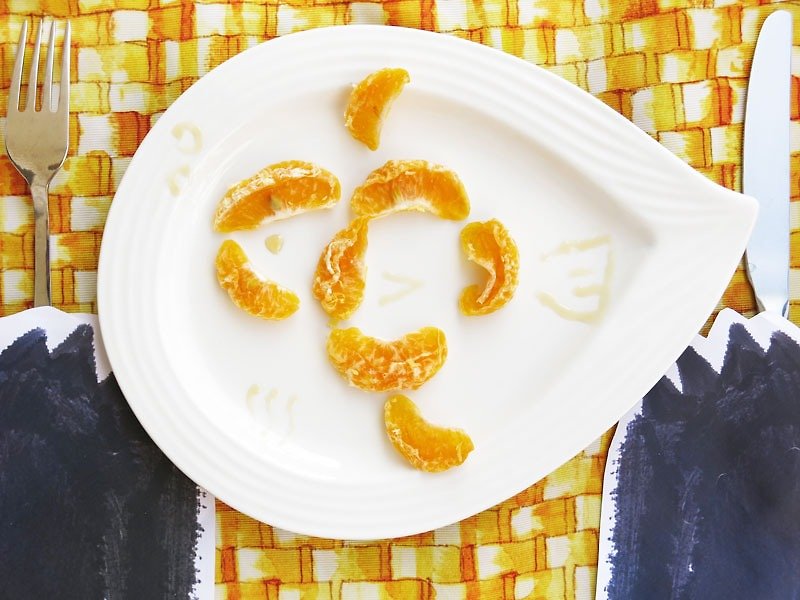 Happy Fruit Shop - Handmade Dried Orange Sharing Package - ผลไม้อบแห้ง - อาหารสด สีส้ม