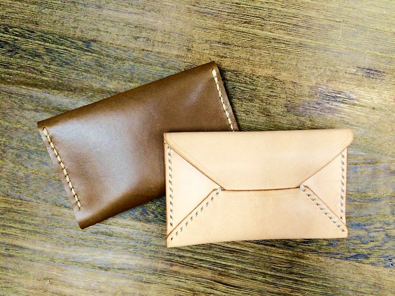 Portable Leather Card Holder - Cards & Postcards - Genuine Leather 