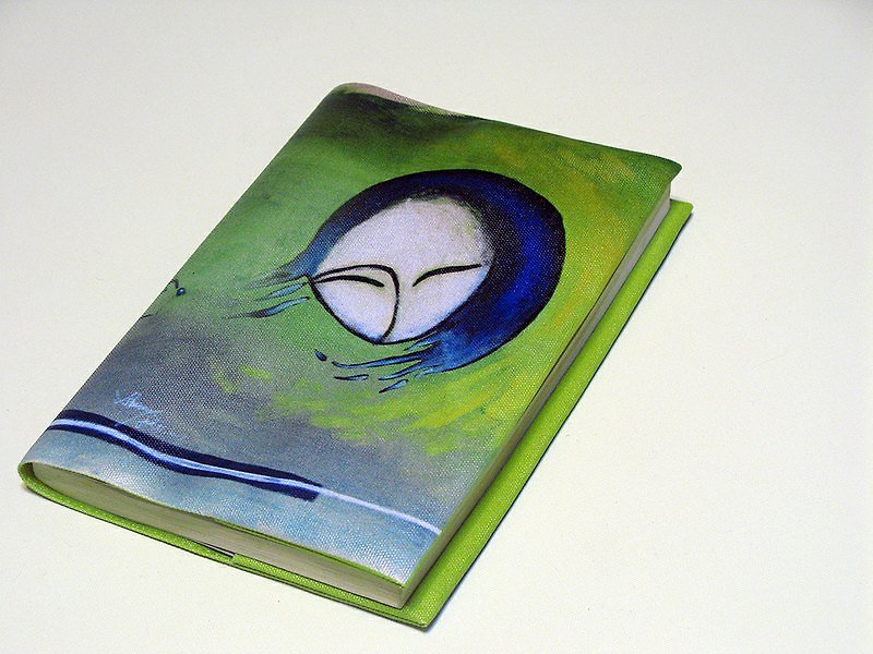 floating - A5 book cover - Notebooks & Journals - Waterproof Material Green