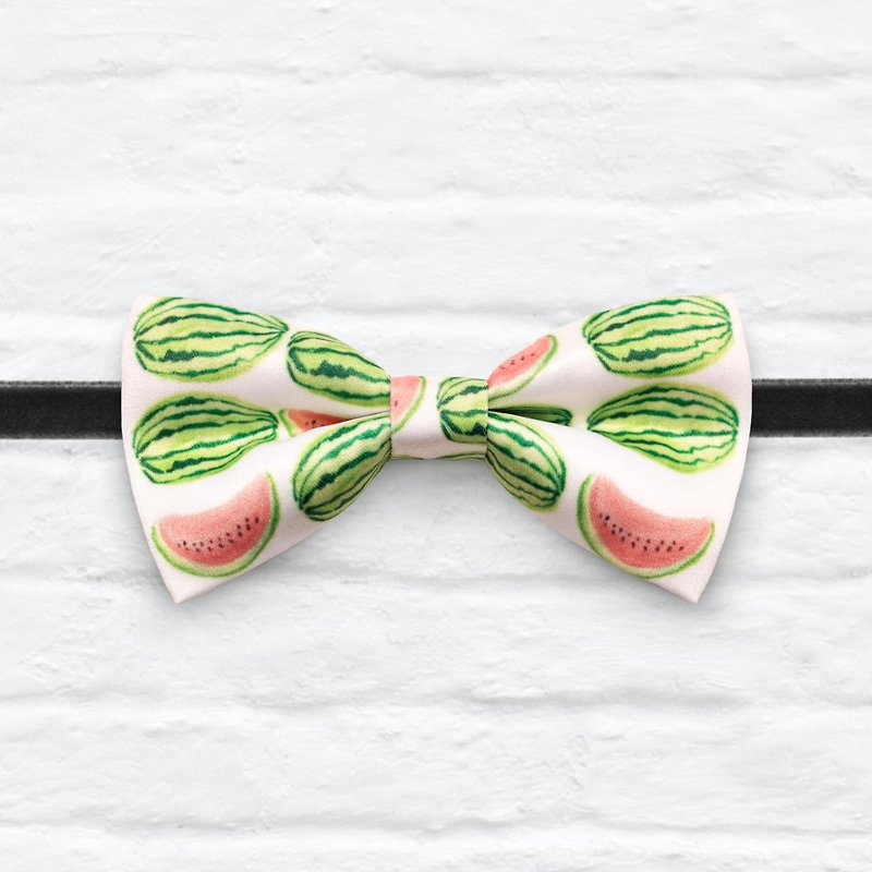 Style 0040 清涼西瓜 印花 系列 領結/項鏈 Watermelon pattern bowtie / Necklace - 頸鏈 - 其他材質 多色