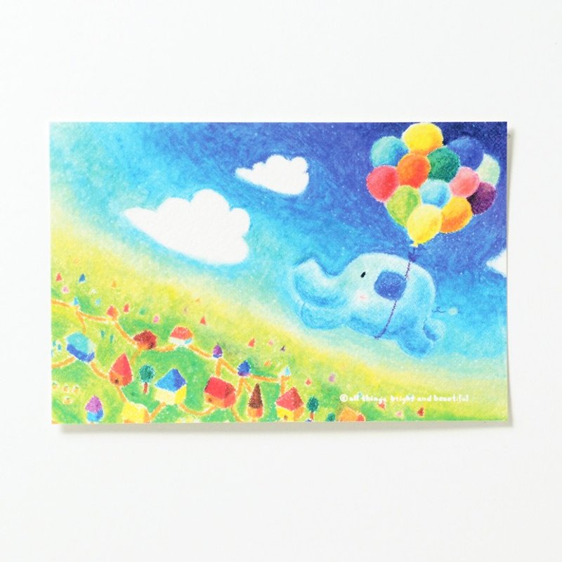 Balloon Postcard - Cards & Postcards - Paper Multicolor