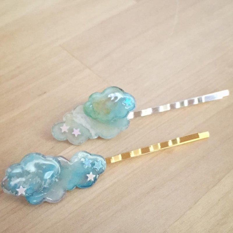 [Atelier A.] Starry sky hairpin on the Christmas tree - Hair Accessories - Plastic 