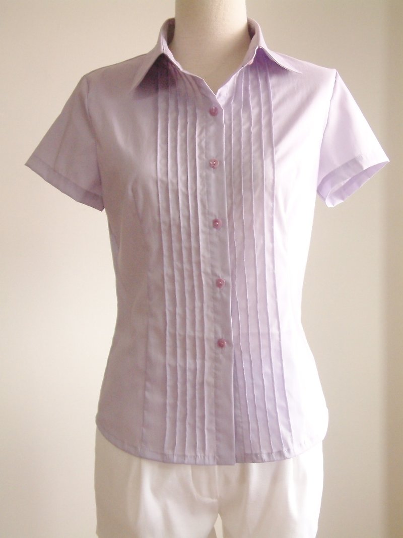 Pinkota襯衫-粉紫 - 女襯衫 - 其他材質 紫色