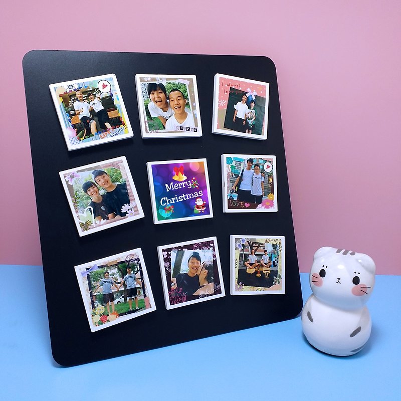 personalized gifts-Magnetic Card 9 pics with Frame 1 pics - แม็กเน็ต - กระดาษ 