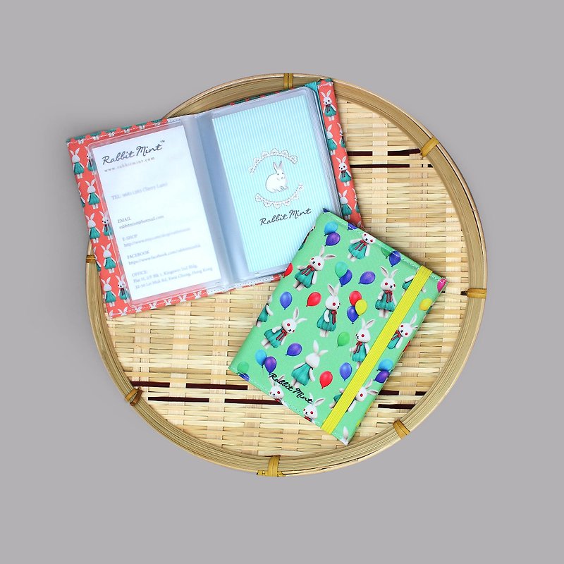 (Rabbit Mint) Mint rabbit Binder card holder - (NCH0001) - Card Holders & Cases - Other Materials Green