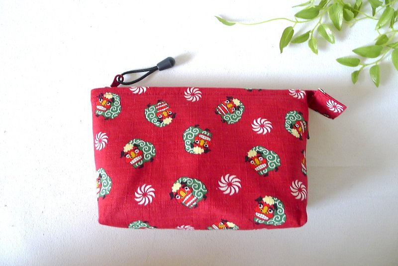 ✎ Japanese Lion | Universal bag / cosmetic bag - Toiletry Bags & Pouches - Other Materials 