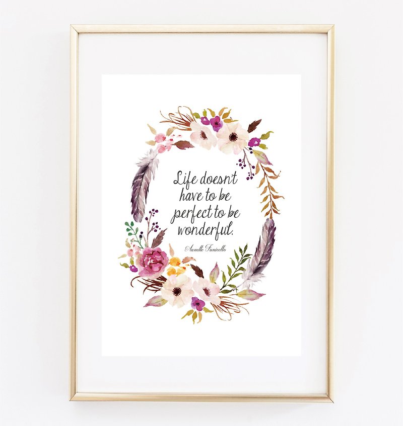 to be wonderful, customizable posters - Wall Décor - Paper 