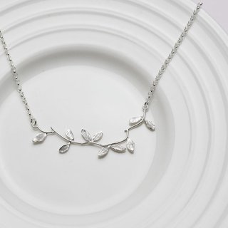 Small branches (925 sterling silver necklace) - C percent handmade jewelry