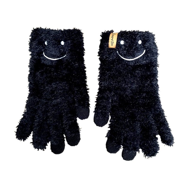 Touch gloves - hairy little man - smiling models - Other - Other Materials Multicolor
