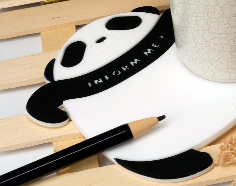Welfare Products - Panda │ Cup Mat │ Silicone Creative Gifts - ที่รองแก้ว - ซิลิคอน หลากหลายสี