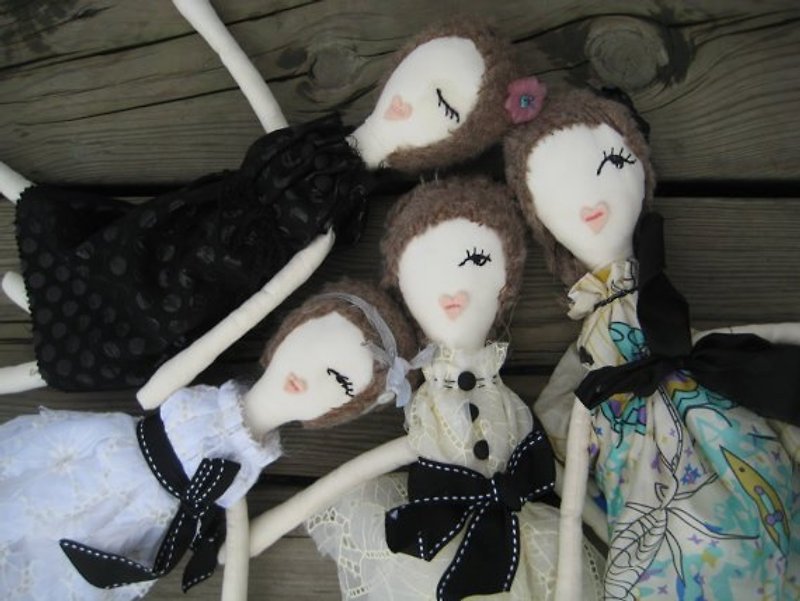 LBD dress couture doll - Stuffed Dolls & Figurines - Other Materials 