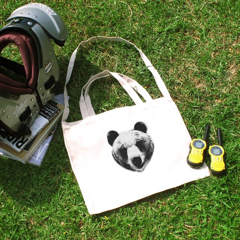 Xiong Wen Chong wind of nature horizontal canvas bag - กระเป๋าแมสเซนเจอร์ - วัสดุอื่นๆ 