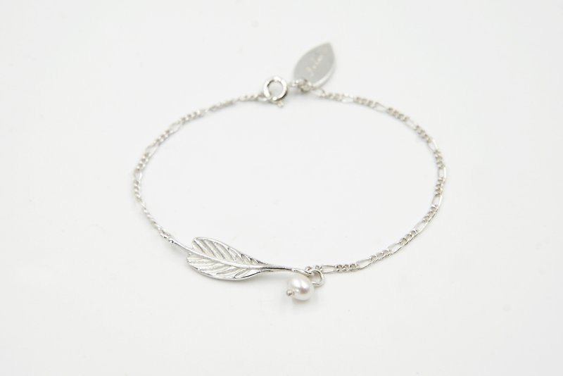 I-Shan13 feather bracelet - Bracelets - Sterling Silver Silver
