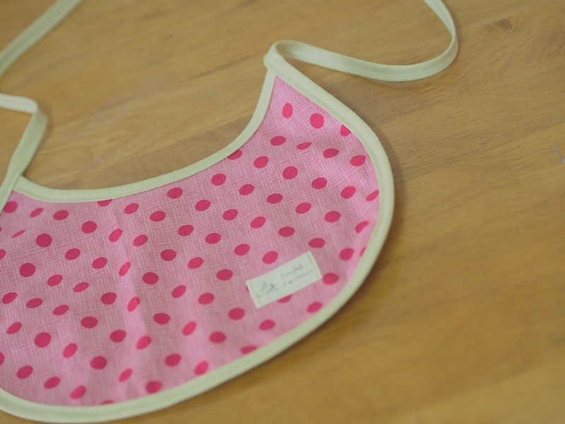 The foundation is red. Baby bib - Bibs - Other Materials Pink