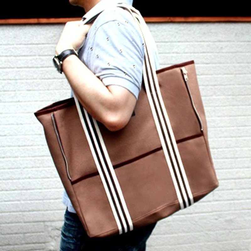 Ultrahard read writer side Backpack Series - Joyce (Brown) - Handbags & Totes - Other Materials Brown