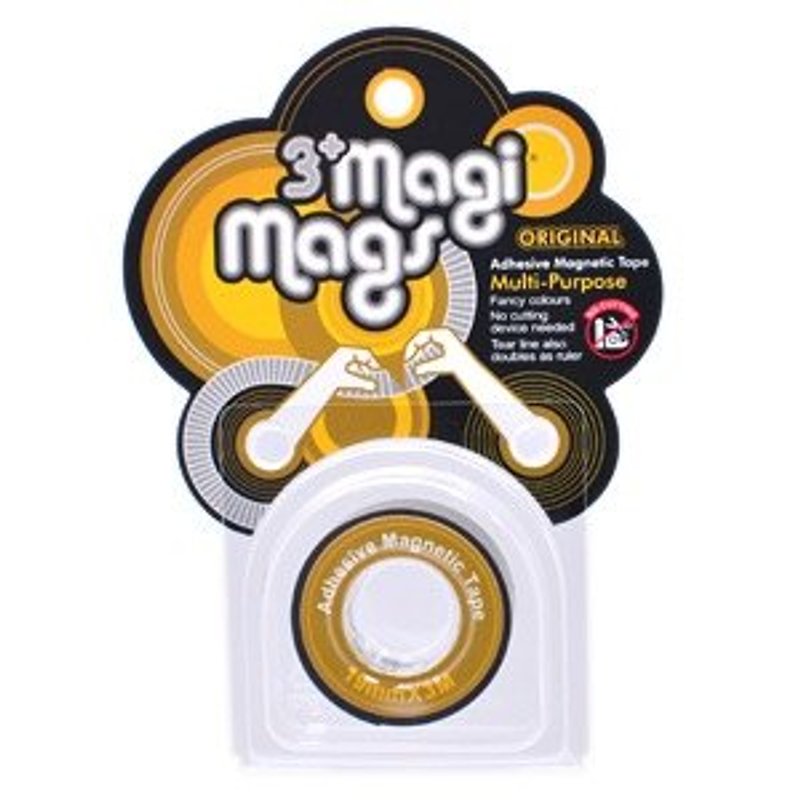 3+ MagiMags Magnetic Tape 　　　19mm x 3M Classic.Gold - อื่นๆ - วัสดุอื่นๆ สีทอง