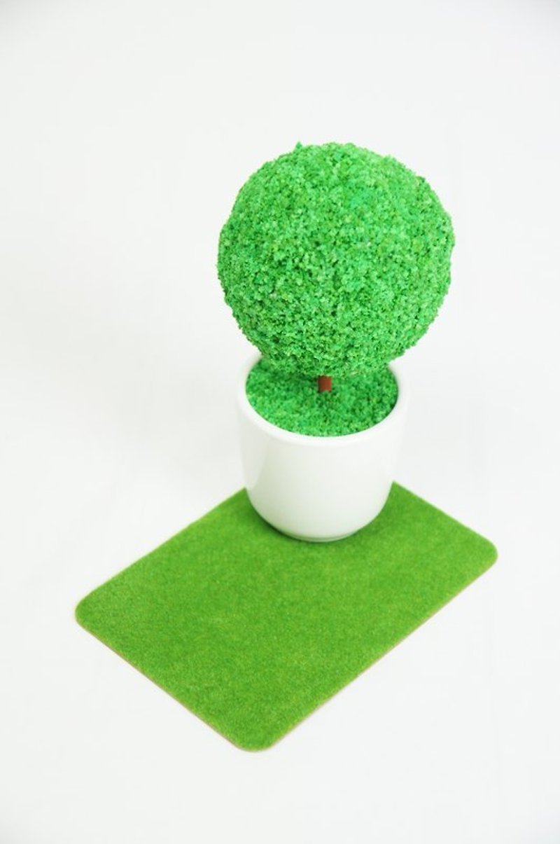 【BONSAI MAN】注目の小木＋芝ポストカード割引組（24時間速攻） - 観葉植物 - その他の素材 グリーン
