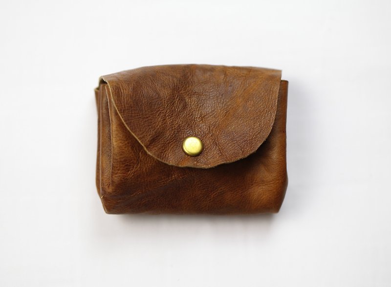 Chahat 多層零錢包 - Coin Purses - Genuine Leather Brown