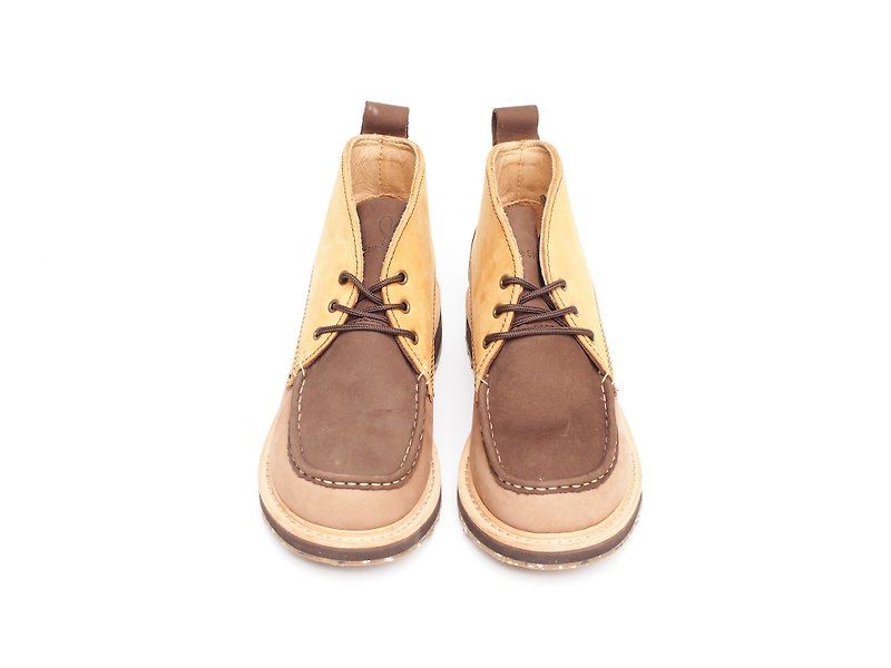 【Mountain girls】SANTA FE Moc Toe Boots NUT - รองเท้าลำลองผู้หญิง - หนังแท้ 