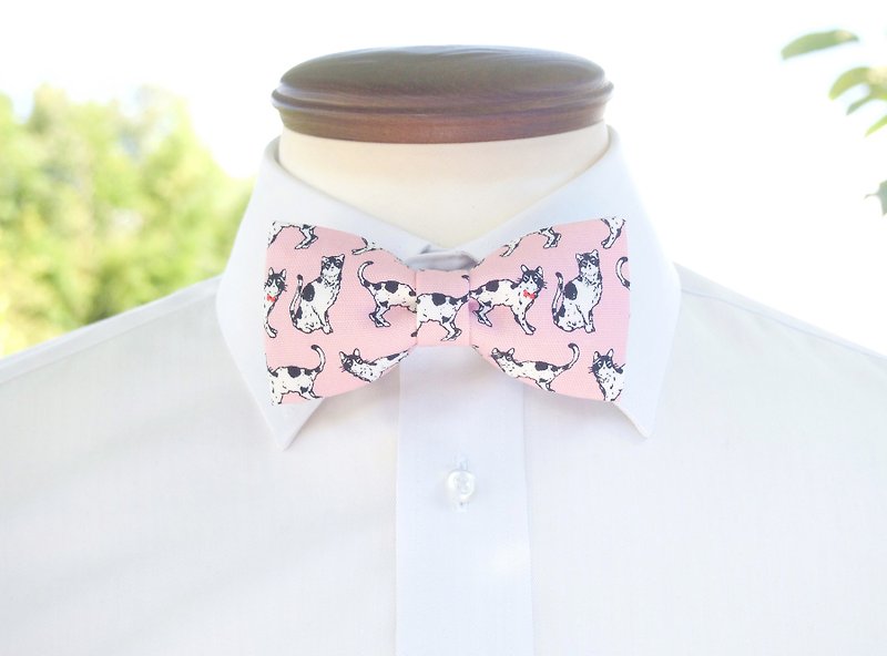 TATAN fashionable cat bow tie (pink) - Ties & Tie Clips - Other Materials Pink