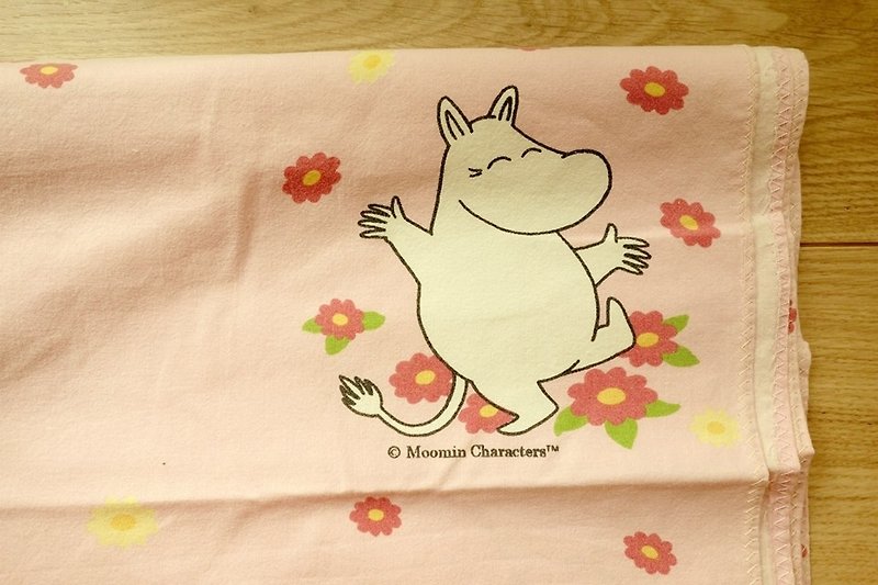 Finland moomin Summer Garden pink chunks of old cloth - Other - Cotton & Hemp Pink