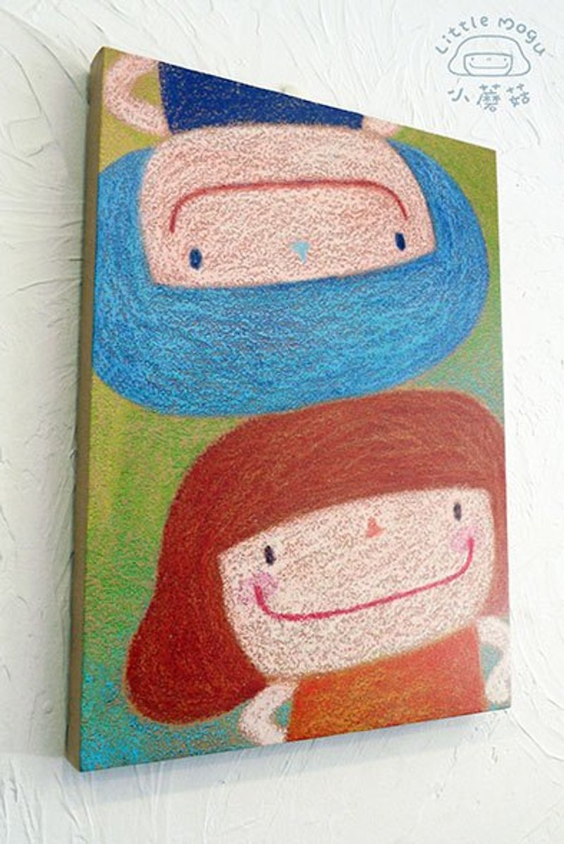 Limited frameless painting small mushrooms - [friend] - Posters - Other Materials 