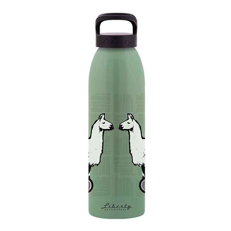 Liberty American-made ultra-lightweight environmentally friendly sports bottle-700ml-grass mud carriage/single size - Pitchers - Other Metals Green