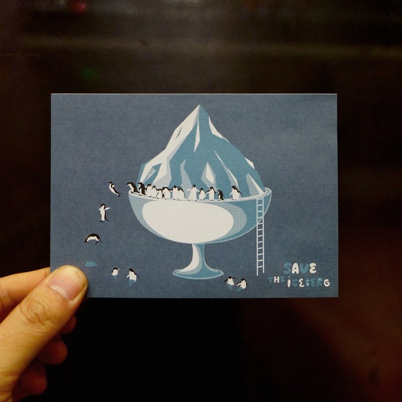 Design postcard｜Bingberg - การ์ด/โปสการ์ด - กระดาษ สีน้ำเงิน
