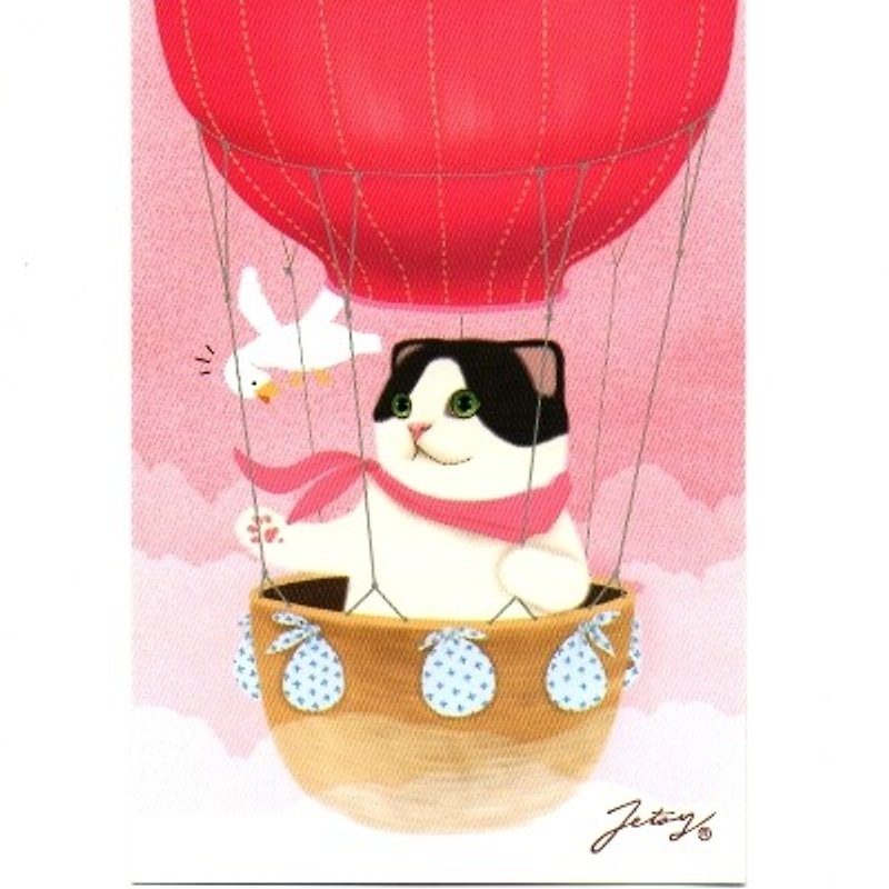 JETOY, Choo Choo sweet cat postcard second generation _Cookie (J1407101) - การ์ด/โปสการ์ด - กระดาษ หลากหลายสี