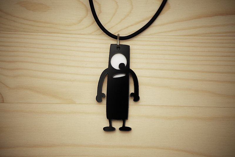 [Peej] accurate flash drive ‧ necklace / keychain / Charm - Keychains - Acrylic Black