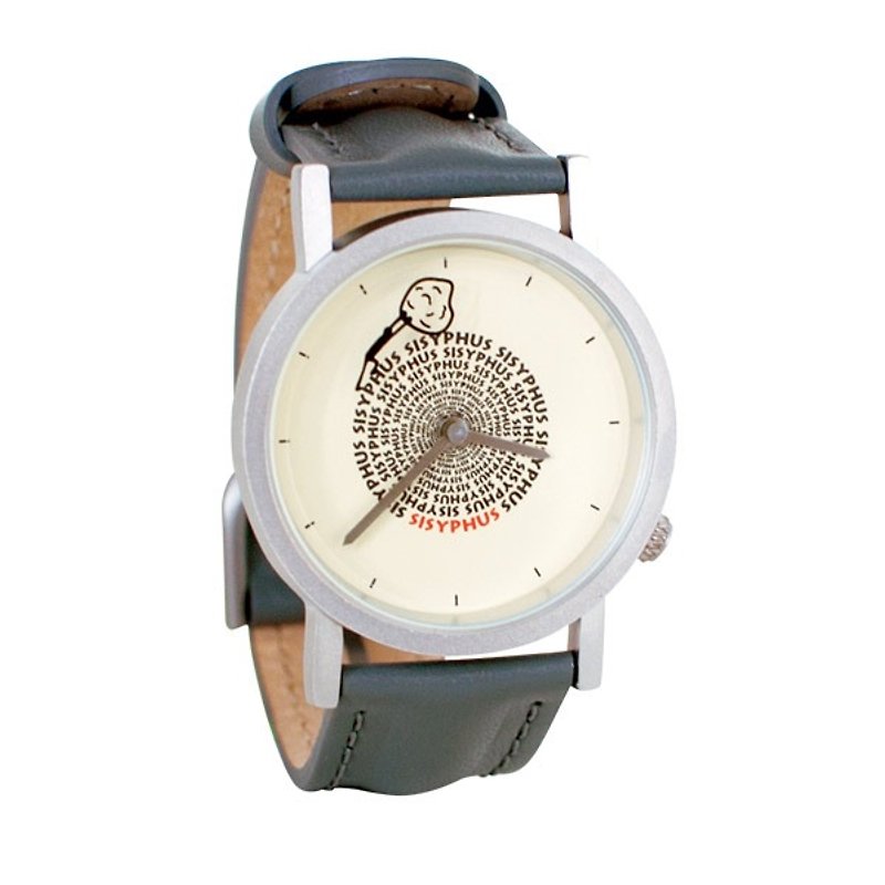 推大石的薛西弗斯中性手錶 - 男錶/中性錶 - 其他金屬 銀色