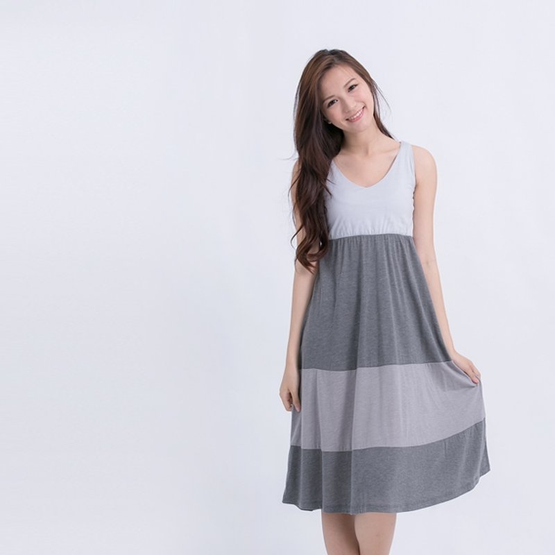 Nancy cake Dress / Light Heather Grey Heather Grey + - One Piece Dresses - Other Materials Gray