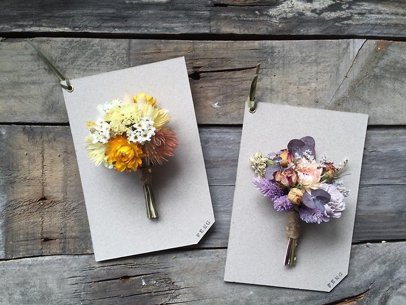 Corsage for ever dry boutonniere gift card sold separately - Plants - Plants & Flowers 