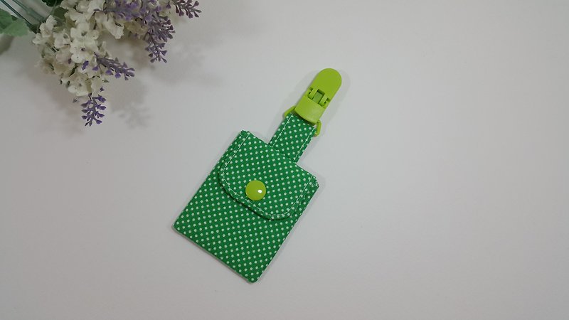 Little party party peace bag holder (Mint Green) - Omamori - Cotton & Hemp Green